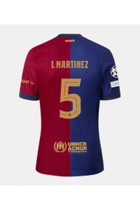 Fotbalové Dres Barcelona Inigo Martinez #5 Domácí Oblečení 2024-25 Krátký Rukáv